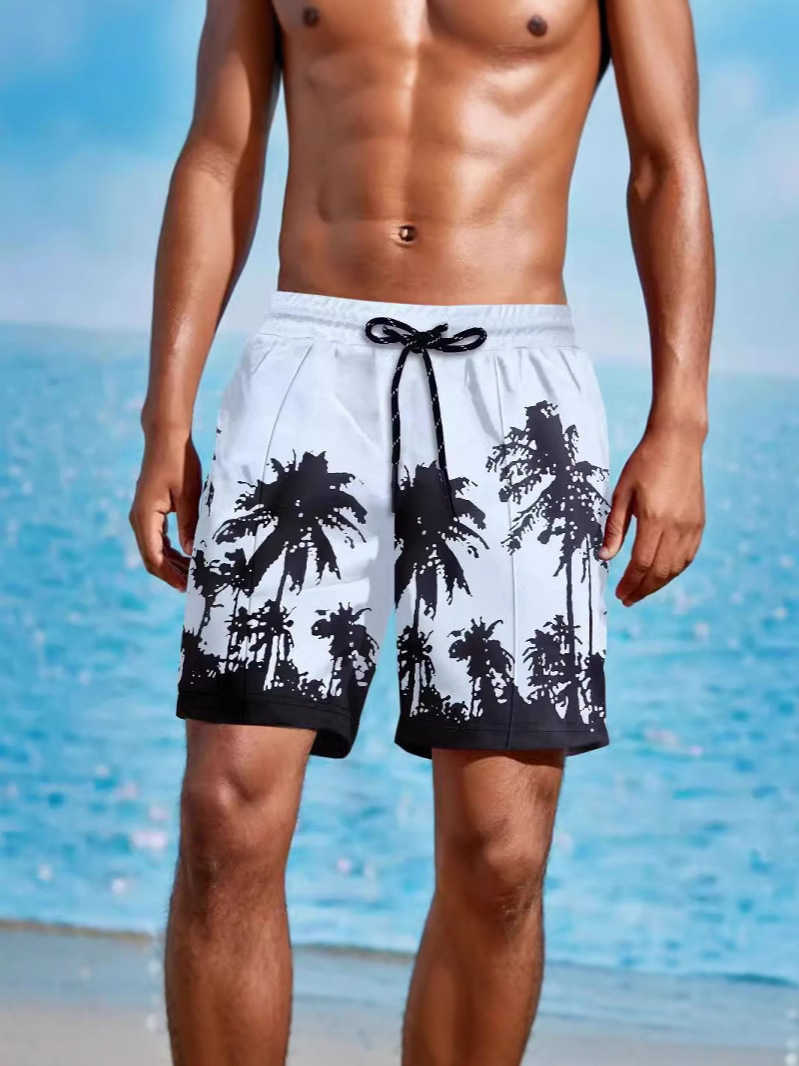 Hot selling fashion boutique mens beach pants stretch quick drying mens shorts W250212