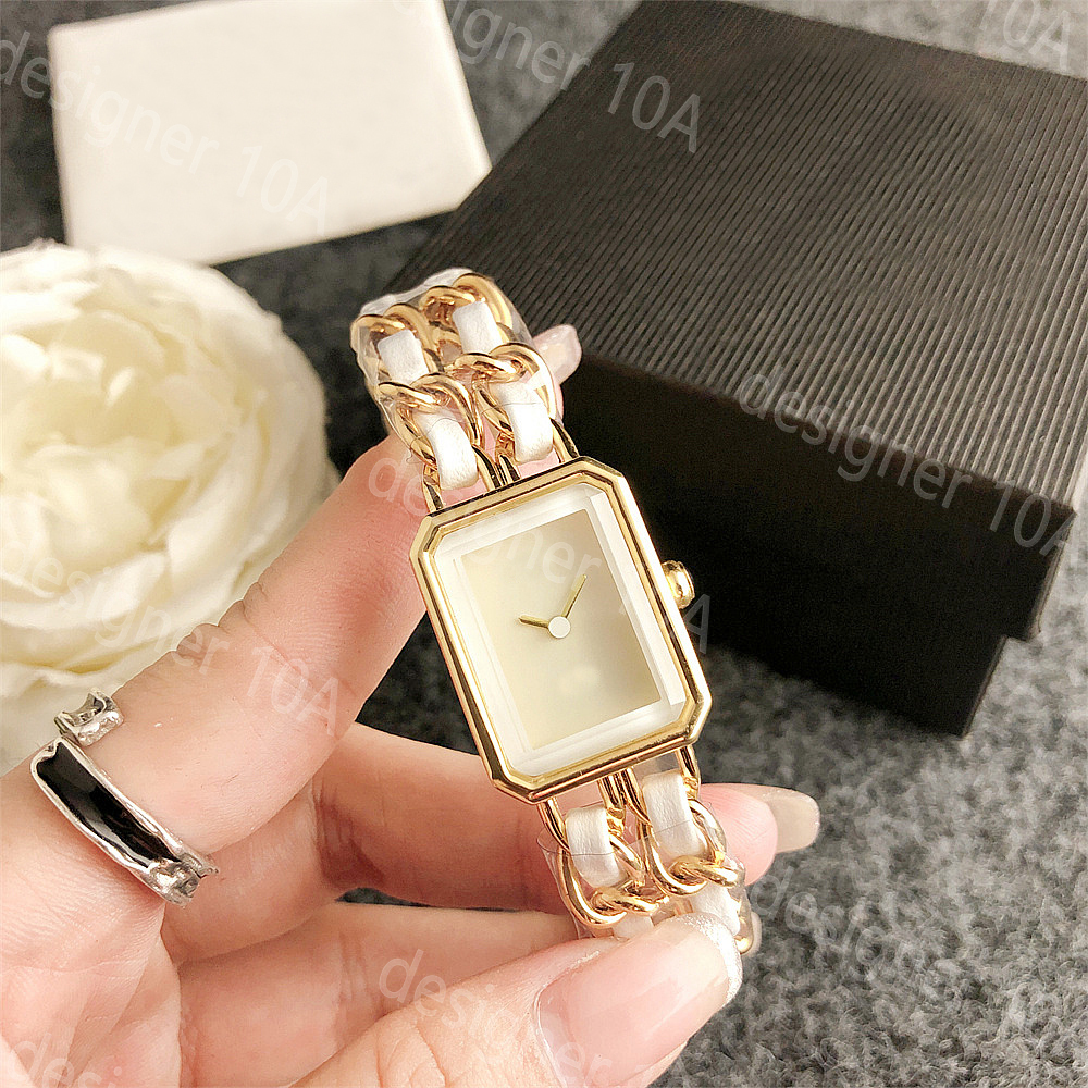 Elegant womens c watches Luxury Designer cc Watch Automatic wristwatches Stainless Steel Rectangular lady watch high quality Birthday Christmas M