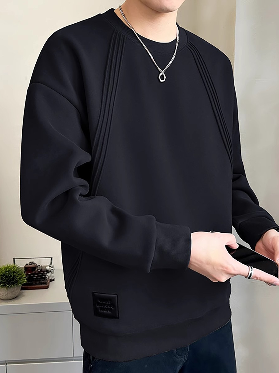 GC02122 Round neck sweatshirt men's spring and autumn style 2025 new style