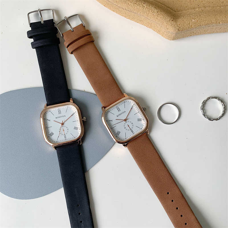 French minority watches Womens simple temperament in summer; students square; womens leisure atmosphere; light luxury; INS style W250212
