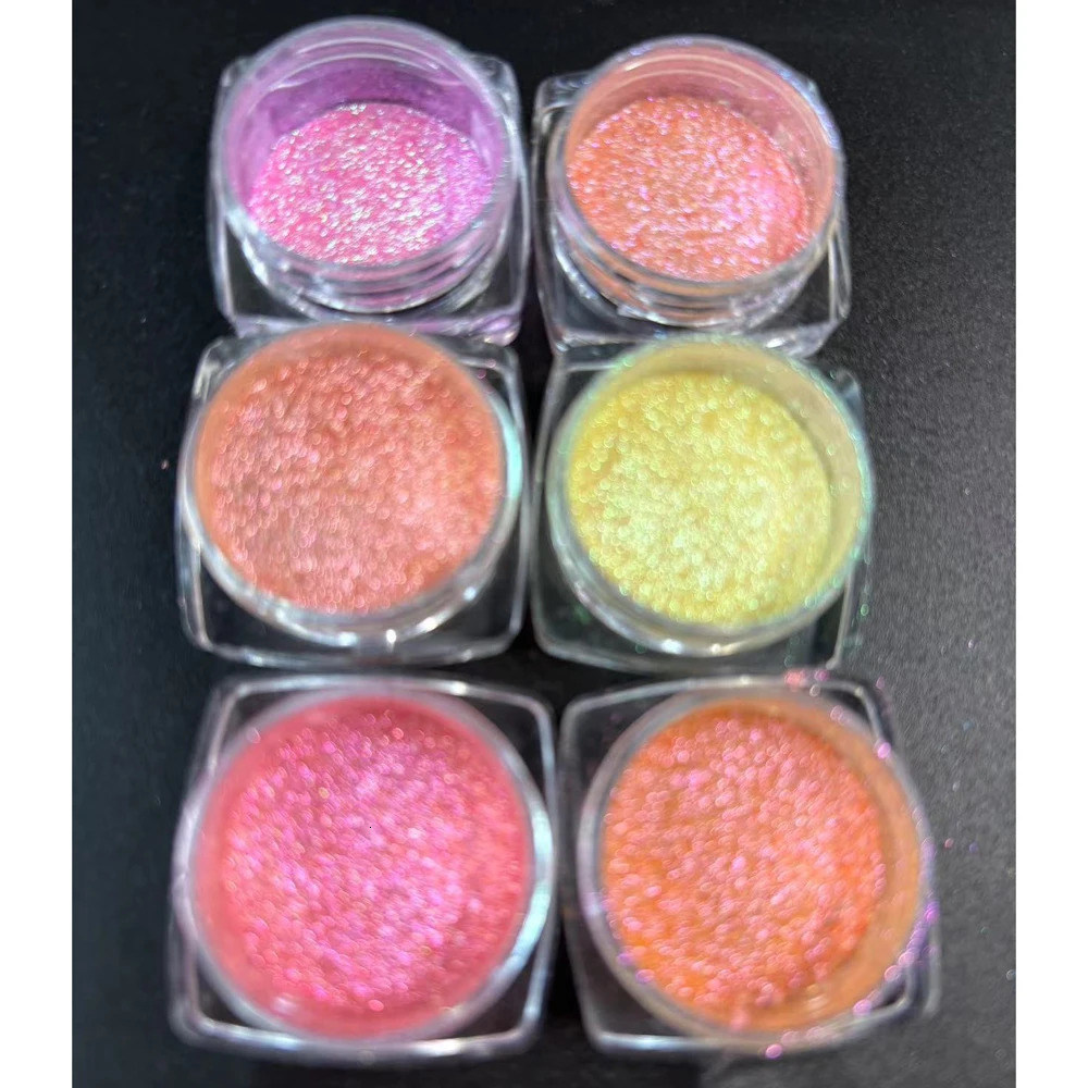 Colorful Chameleon Eyeshadow Pigments High Pigmented Multi Chrome Resin Slime Soap Nail Art Glitter Shiny Face Makeup Cosmetic 250208
