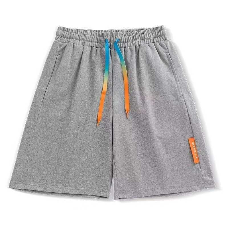 2023 Summer Casual Mens Shorts High Street American Pentagram Stretch Trendy Brand Fashion Pants W250212