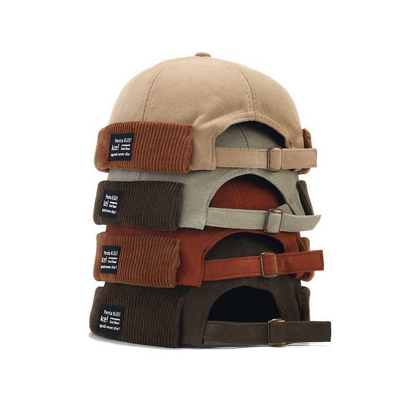 Bocca Beanie hat Visor free Docker brushless hat mens coral hat Wen Y2K retro streetwear winter and autumn hats X250212
