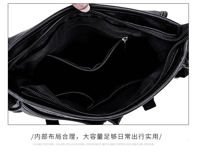 Fashion Mens Messenger Bag Large Capacity Crossbody Bags Men Classic Retro Shoulder Messenger bag School sac Laptop Satchel 250207