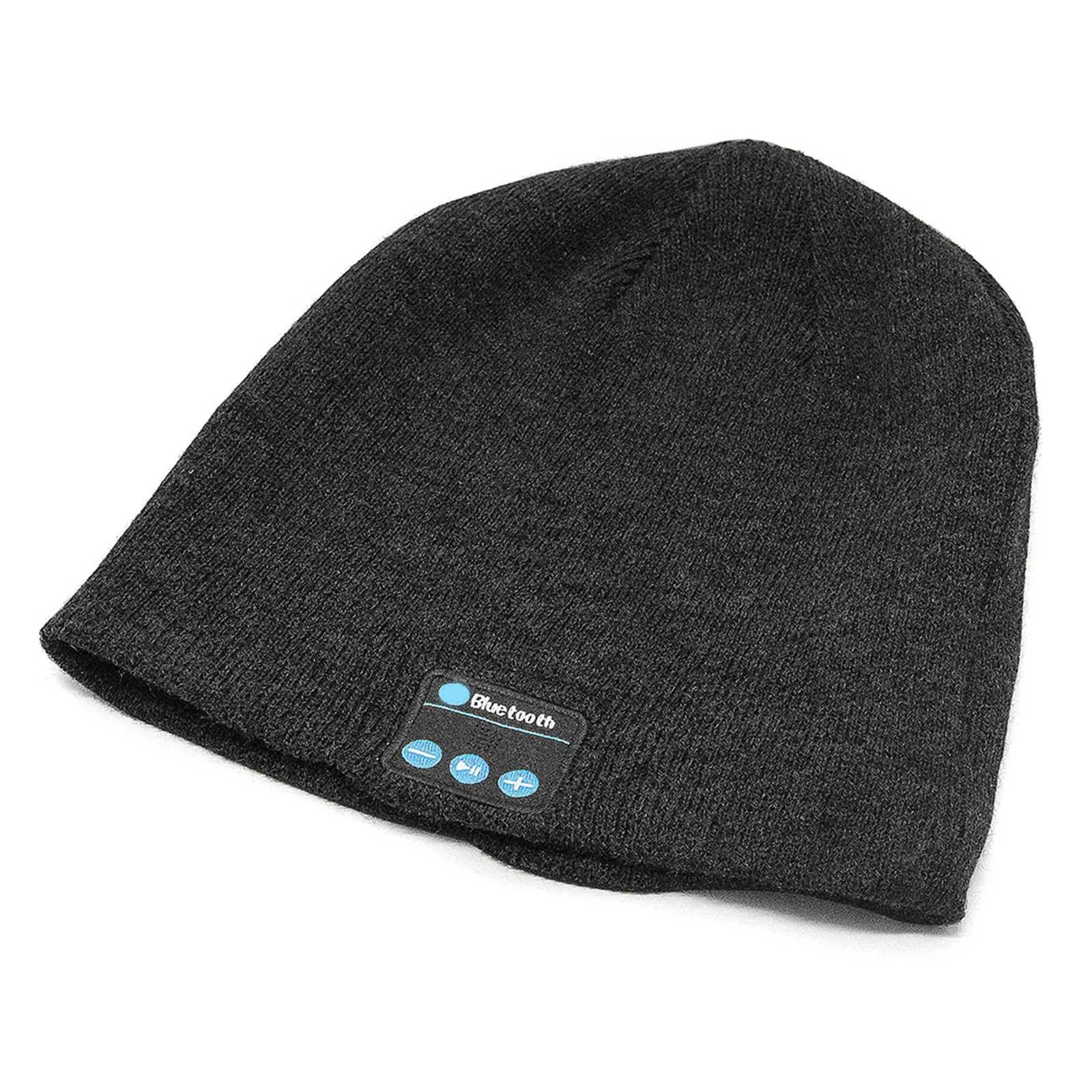 Wireless Bluetooth Knitted Beanie Hat With phones Music Phone Call Function Gifts For Men Outdoor Use X250212