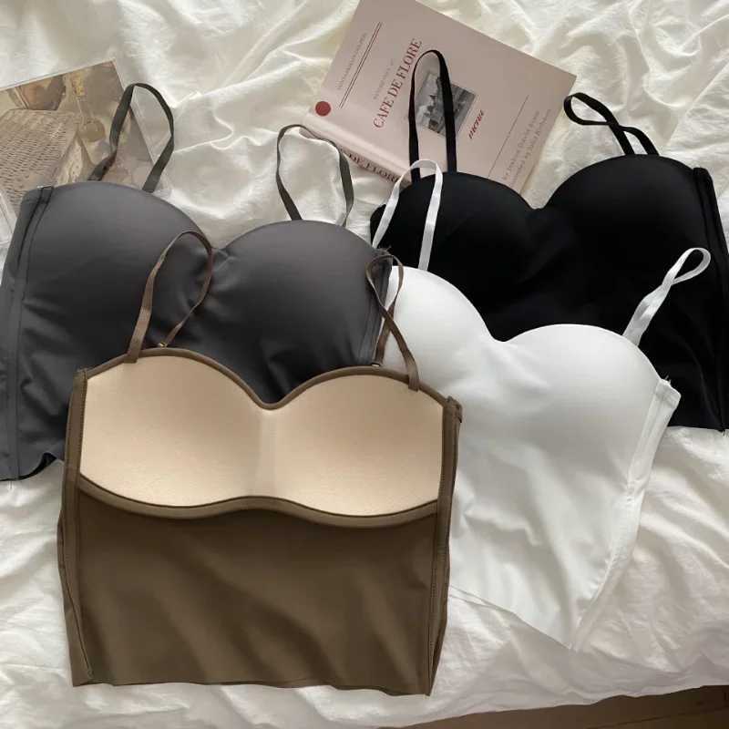 4 Colors Camisole for Women Fitness Crop Tops jer Ropa Summer Ele Sexy All-match Casual Aesthetic Solid NewXJ250212