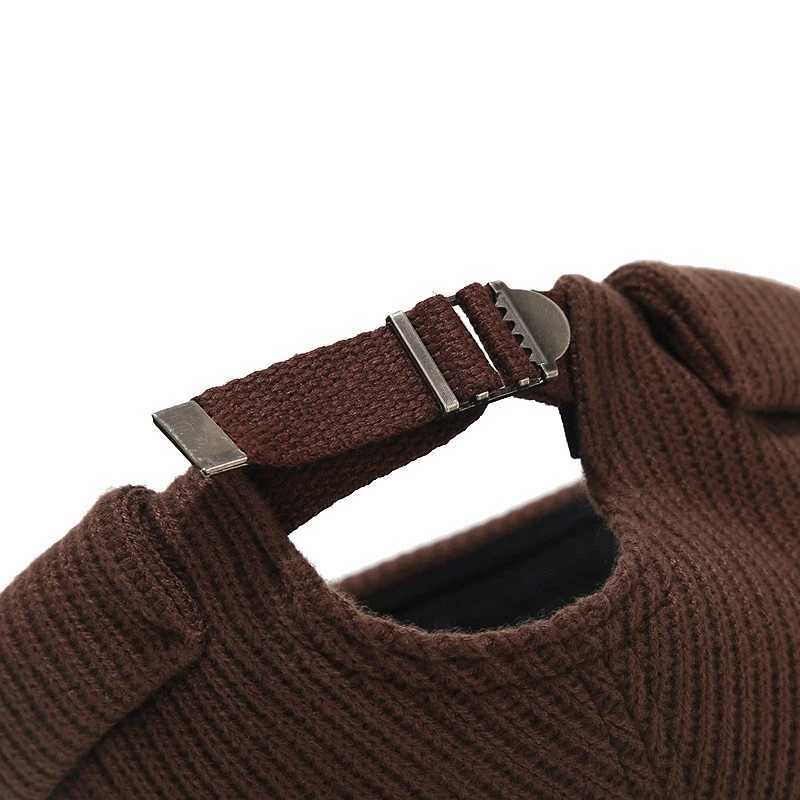 Bocca Knitted Docker Cap Beanies Brimless Hat Without Visor Sklcap Men Wen Solid Color Warm Thick Winter Hat Street Fashion X250212