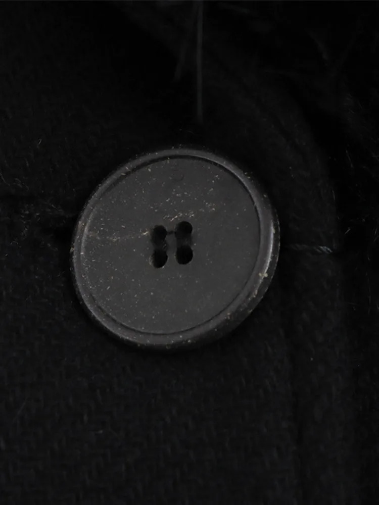 EAM Camel Big Size Elegant Woolen Coat Fur Collar Long Sleeve Laceup Women Jacket Fashion Autumn Winter 2024 30A2707 250109Z