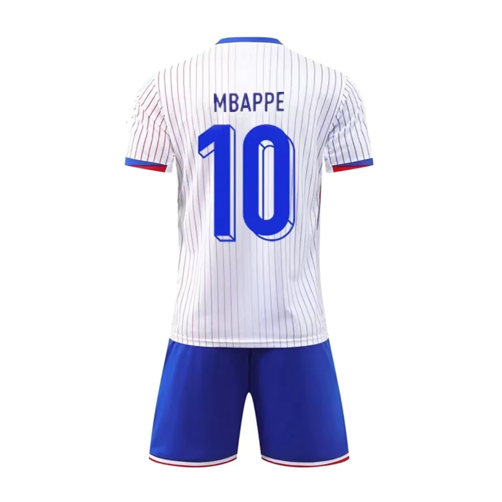 Adult Children's Clothing Set Football Sport Uniforms Boy Girl French Fans Jersey Training Wear Games Kits Leisure Shirt