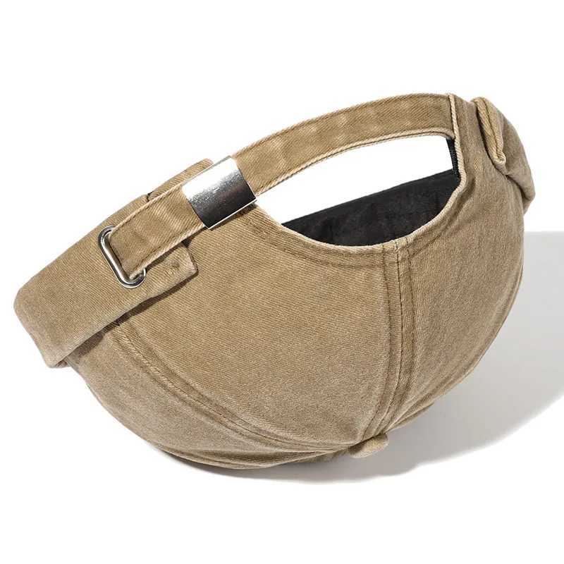 Bocca Washed Docker Beanie Brimless Cap Hat Without Visor Solid Color Retro Vintage Street Style Spring Autumn Outdoor Hats X250212