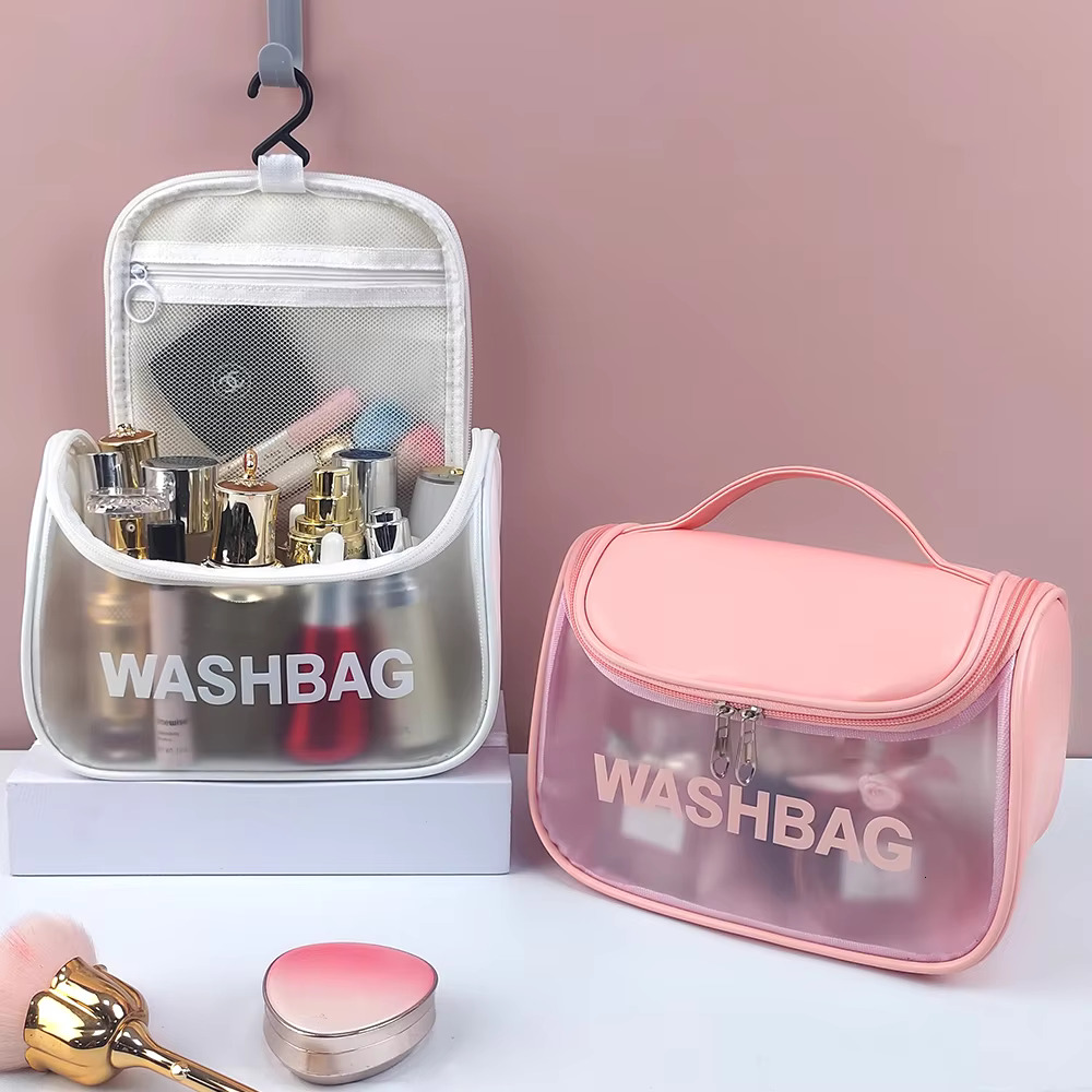 Women Makeup Bags Travel Cosmetic Toiletries Organizer Waterproof Storage Neceser Hanging Bathroom Wash Bag High Quality swissmilitary