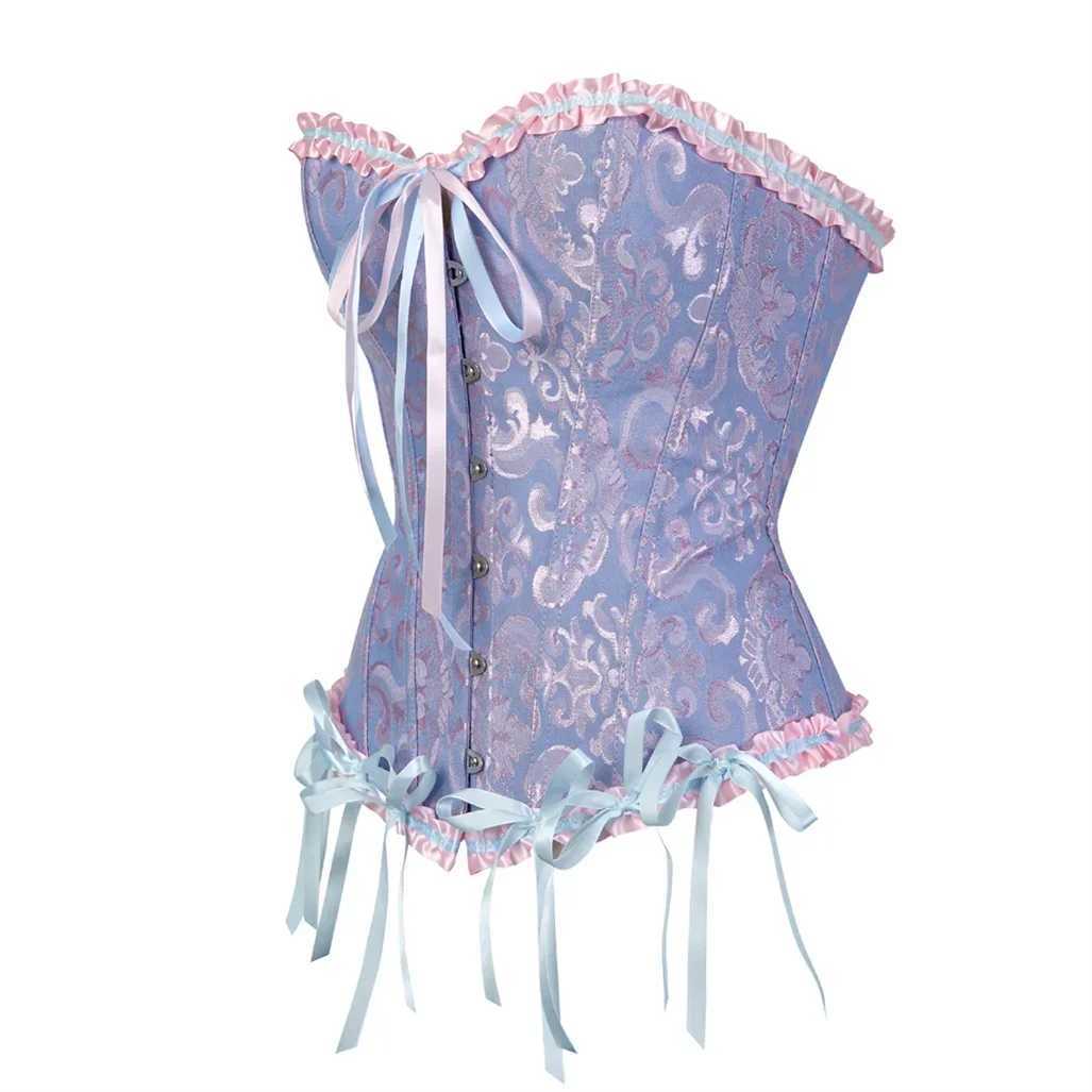 Vintage Corset Top Gothic Corsets Steampunk Bustier Lace Up Corsage Plus Size Sexy Bustiers Carnival Holiday Party Club ComesXJ250304