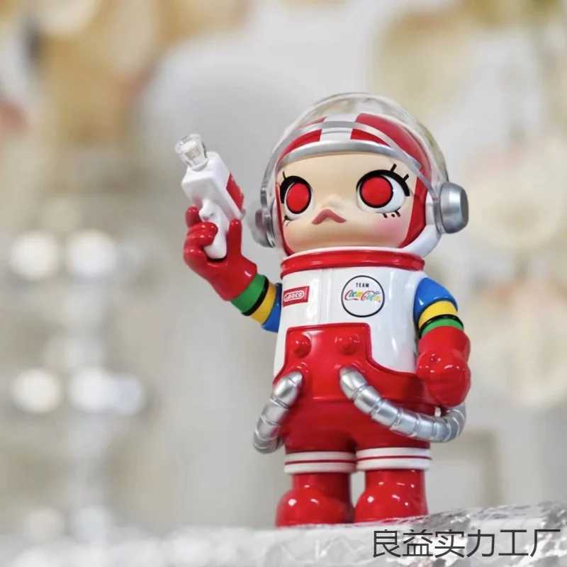 Bubble Mart Collection Jasmine Blind Box Mega Space Molly 100% Anniversary Series Third Generation Ornament HandmadeXJ250212