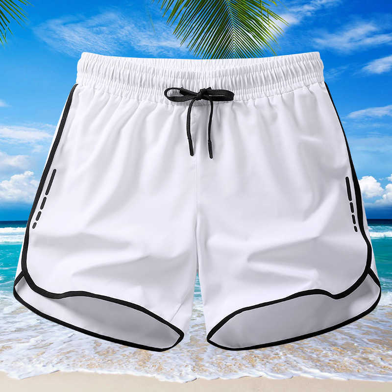 Summer beach pants loose casual breathable quick drying pants running pants fitness three quarter pants mens sports shorts men W250212