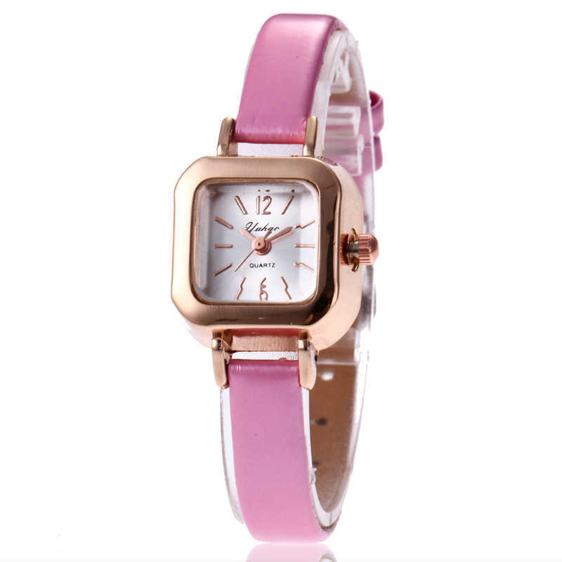 2023 Korean Edition Light Luxury Strap Small Square Watch with Literary Style Womens Watch High Beauty Quartz Watch W250212