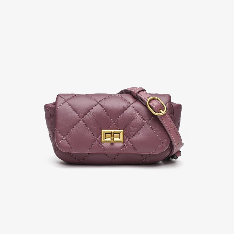 Lingge Embroidery Thread Crossbody New Texture Women's Popular Chain Super Hot Versatile Small Square Bag Women