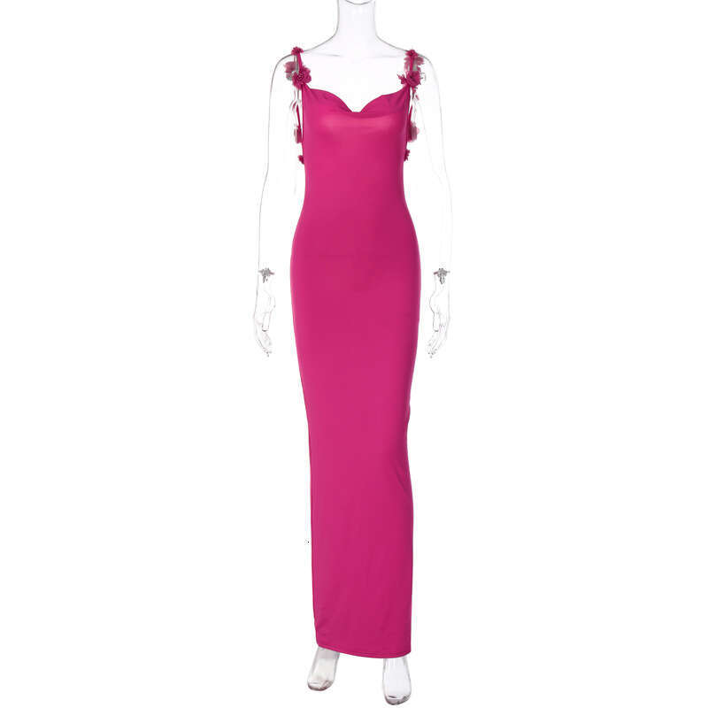 Women's autumn product fashionable and sexy backless slim fitting suspender dress manufacturer wholesale 2025 temperament versatile new trend clo