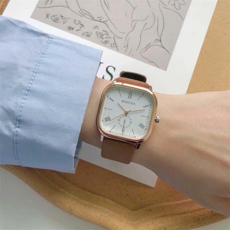 French minority watches Womens simple temperament in summer; students square; womens leisure atmosphere; light luxury; INS style W250212