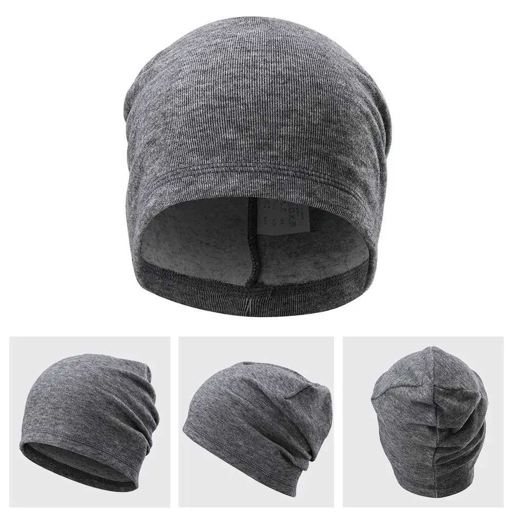 New Beanies Winter Sklies Thermal Warm Caps Running Sports Hats Snowboard Stretch Soft Black Cycling Skiing Hip Hop Mens X250212