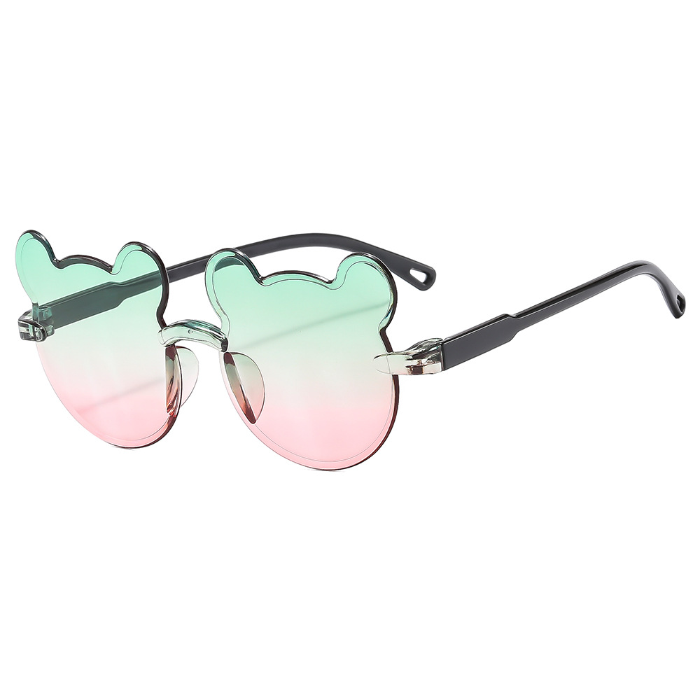 Kids Sunglasses Bear Shaped Cute Sun Children Trendy Cartoon Outdoor Anti-Glare Glasses For Boys Girls Eyewear Z260305