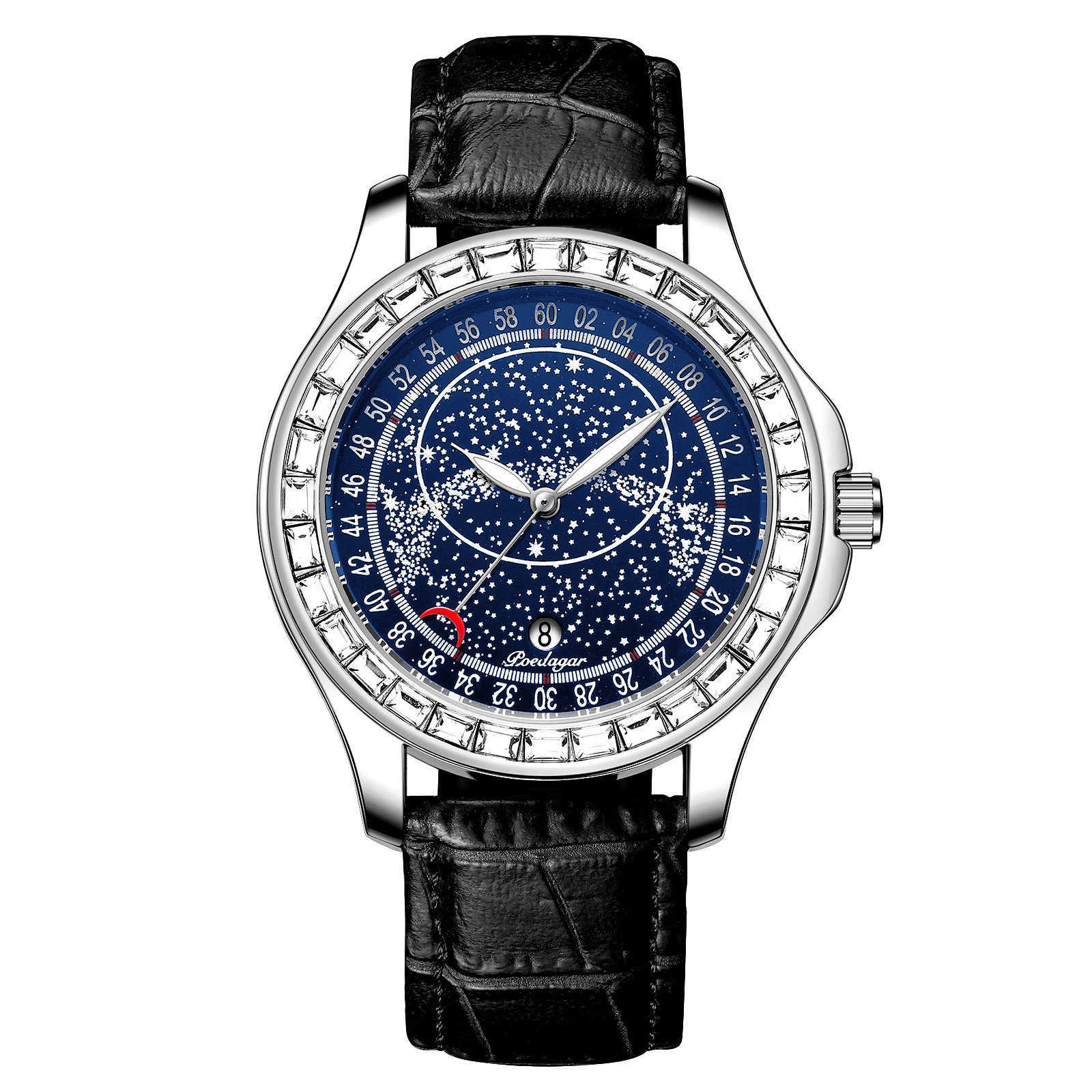 Swiss brand new mens watch waterproof luminous belt quartz watch live broadcast W250212