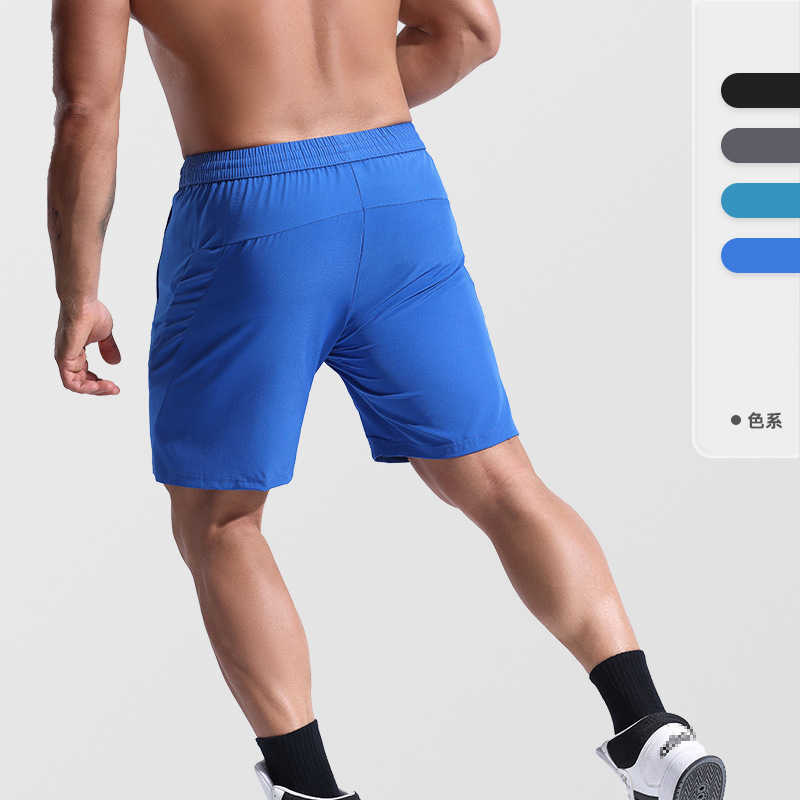 New mens sports shorts outdoor running ice silk quick drying pants running fitness five quarter pants W250212