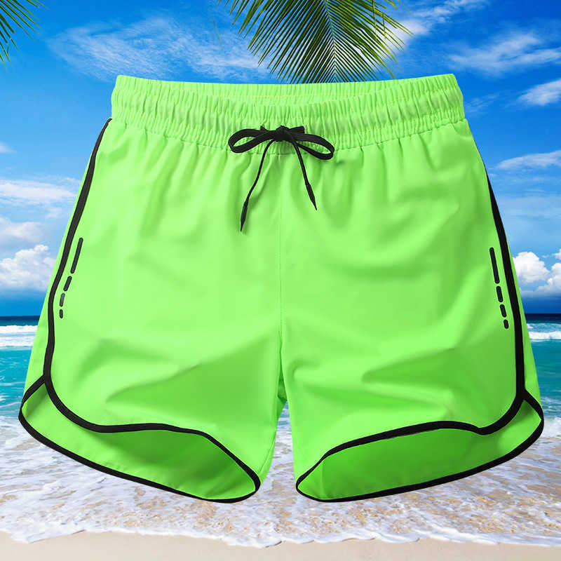 Summer beach pants loose casual breathable quick drying pants running pants fitness three quarter pants mens sports shorts men W250212