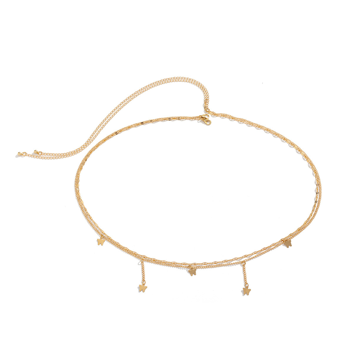 designer Minimalist women's versatile casual decoration butterfly waist tassel fashion body chain