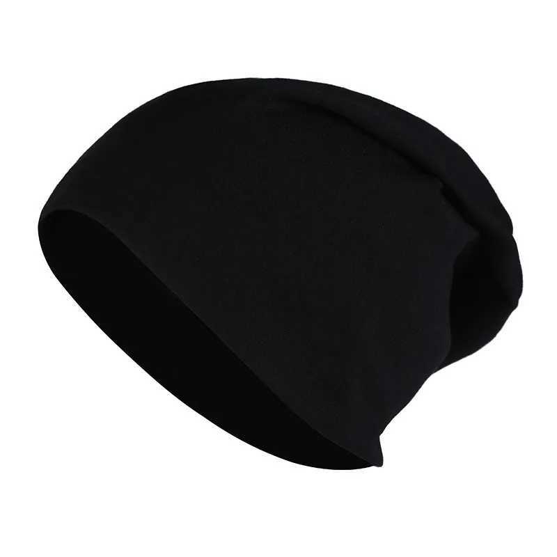 COKK Beanies for Men unisex summer autumn hat Wen Thin Beanie hip-hop hat knitted hat Fem M bone soft black X250212