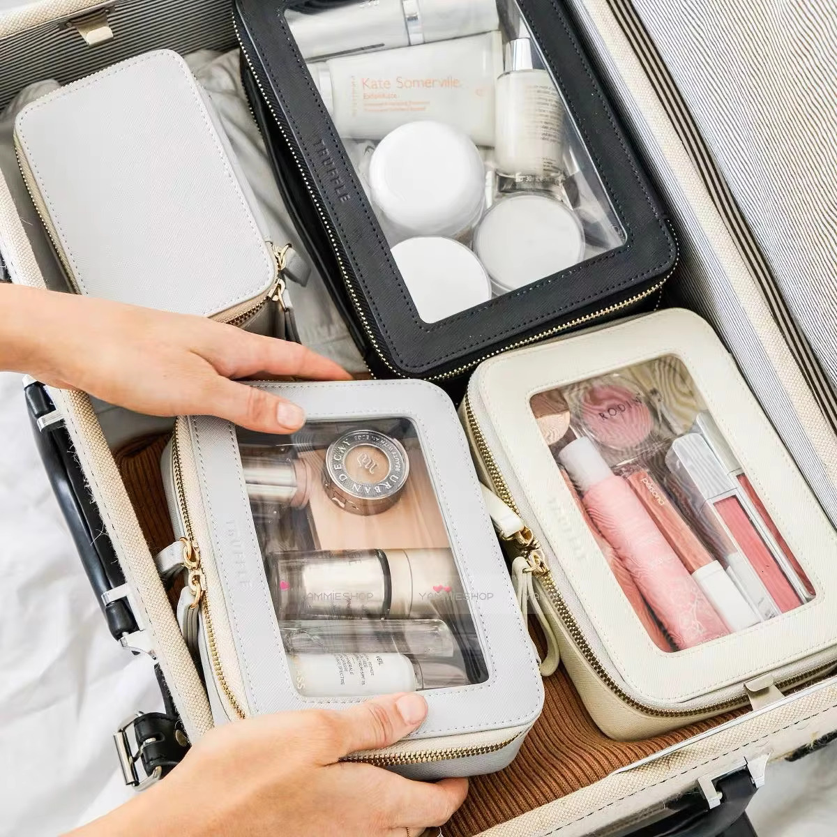 Transparent Toiletry Outdoor Travel Portable Waterproof New Simple Dustproof Cosmetic Bag swissmilitary
