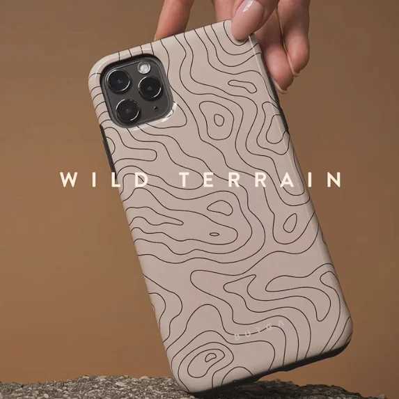 BURGA Wild Terrain Phone Case for iPhone 16 15 14 13 12 11 Pro Max X XS XR XSMax 7 8 Plus Glossy Film Hard PC Cover Z250211