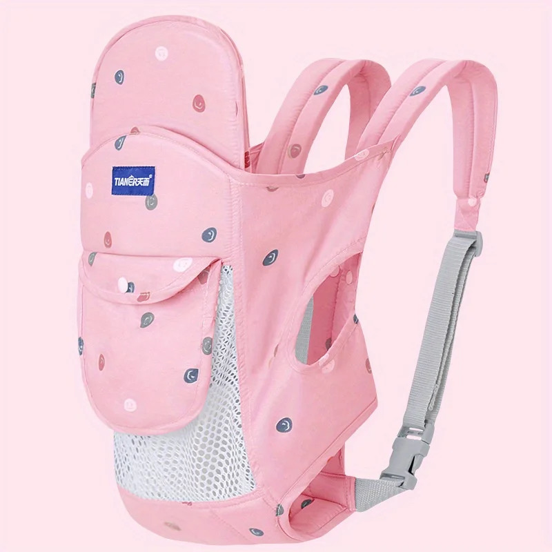 Kangaroo Shoulder Strap for Infants born Wrap Sling Ergonomic Cute Bite Towel Kid Breathable Front Facing Baby 250211