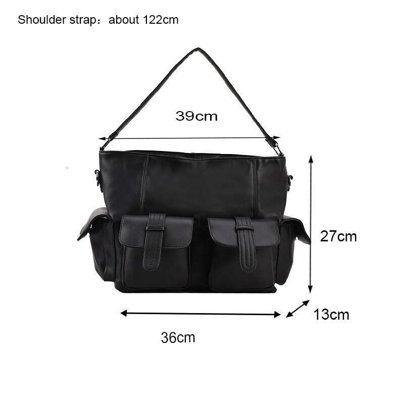 Women's Bags Women's shoulder bag new PU texture large capacity crossbody bag trendy niche design armpit bag