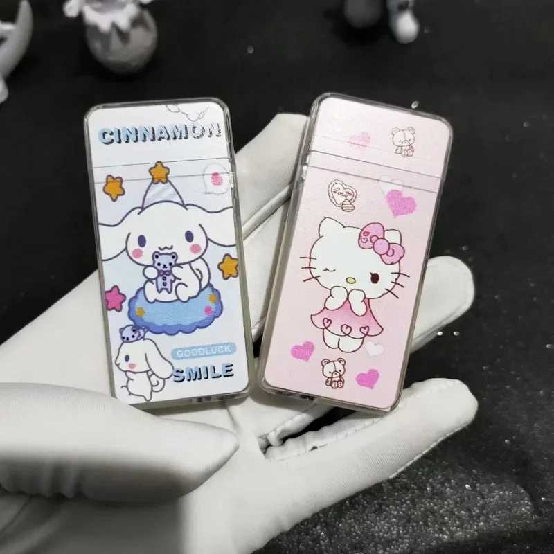 KT Windproof Butane Gas Pink Flame Torch Lighter Girl Smoking Accessories Lighters Smoking With Flash Lamp Gadget For WomenT250211