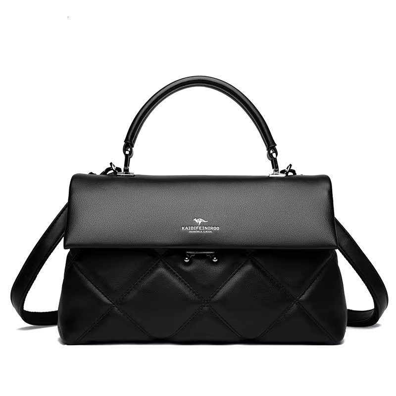 new style High Capacity Shopping Tote Bag Solid Color Handbag Designer High Quality Leather Shoulder Bags For Women