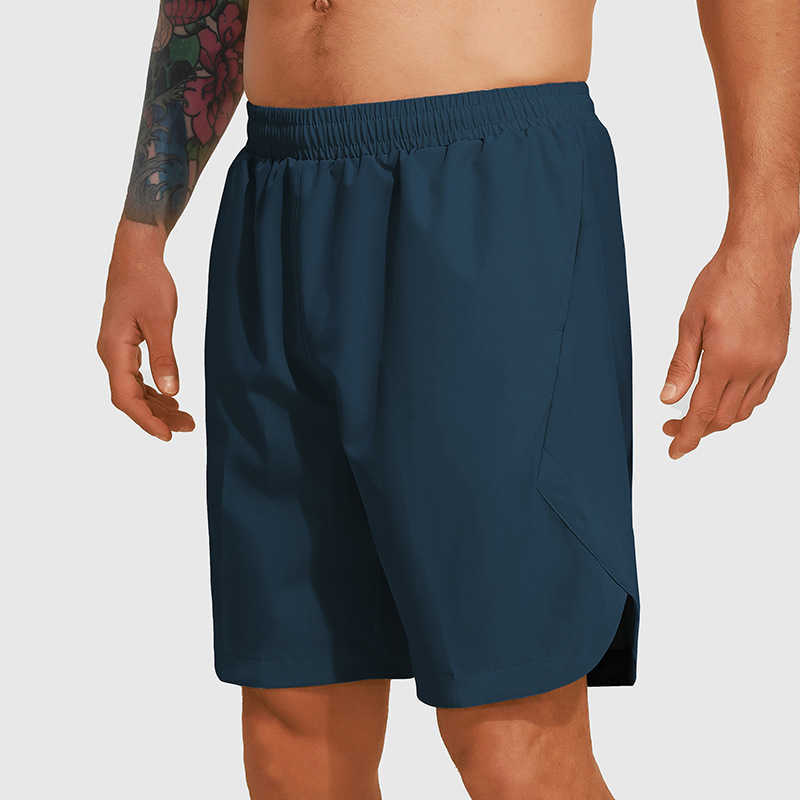 2024 new mens sports shorts summer loose fit with built-in drawstring lightweight and breathable running and fitness quick drying shorts W250212