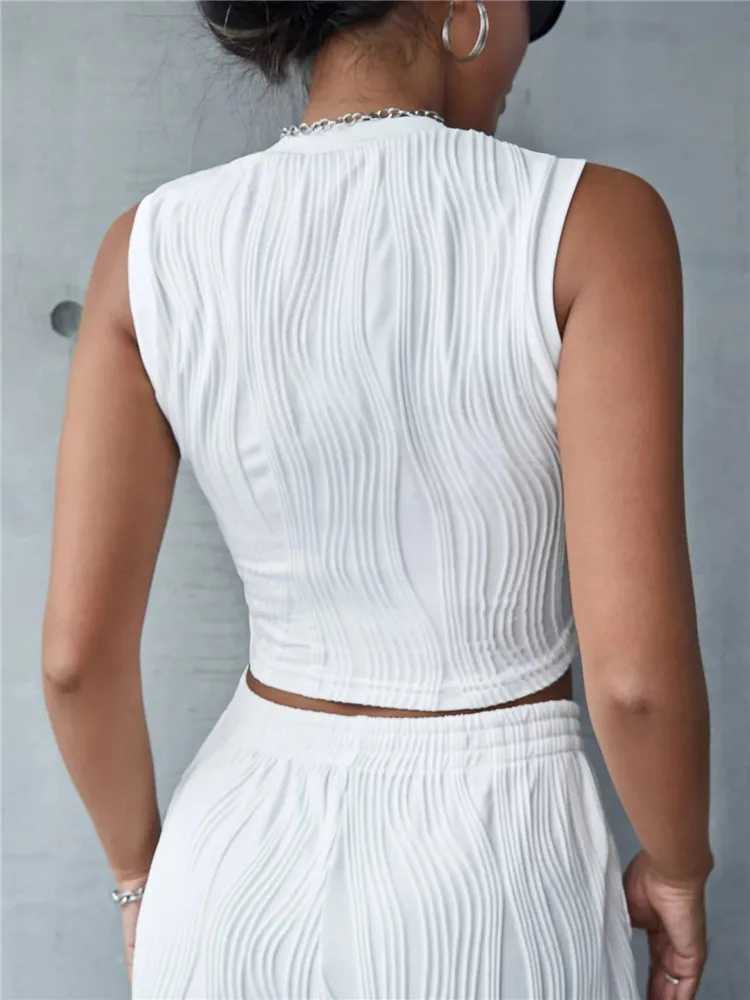 Casual Sveless Rib Knit Tank Top Women Summer Y2K High Street Style Koreanfashion Mock Neck Slim Fit Crop Top Streetwear 2024XJ250212