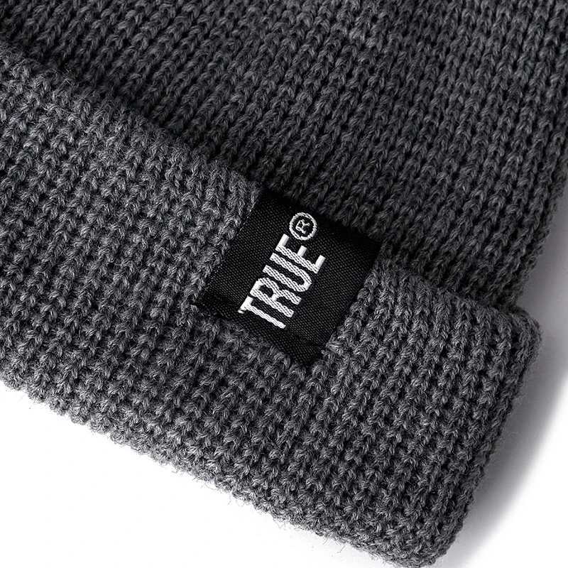 Letter True Unisex 10 Sailor Fishermans Winter Beanie Hat Ribbed Knitted Melon Cap Solid Sklcap Baggy Retro Ski Hat X250212
