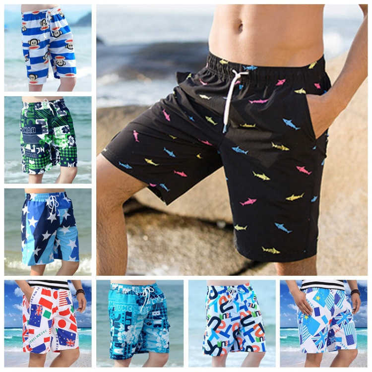 2023 Summer Mens Quick Drying Beach Pants Loose Casual Shorts New Trendy Shorts W250212