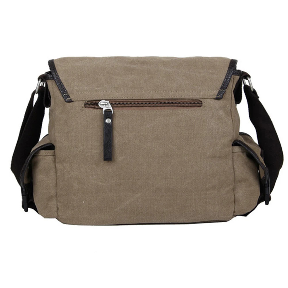 Unisex Messenger Bag Large Capacity Crossbody Bags For Men Water Resistant 14 Inch Laptop Pouch Adjustable Strap for School Work 250207