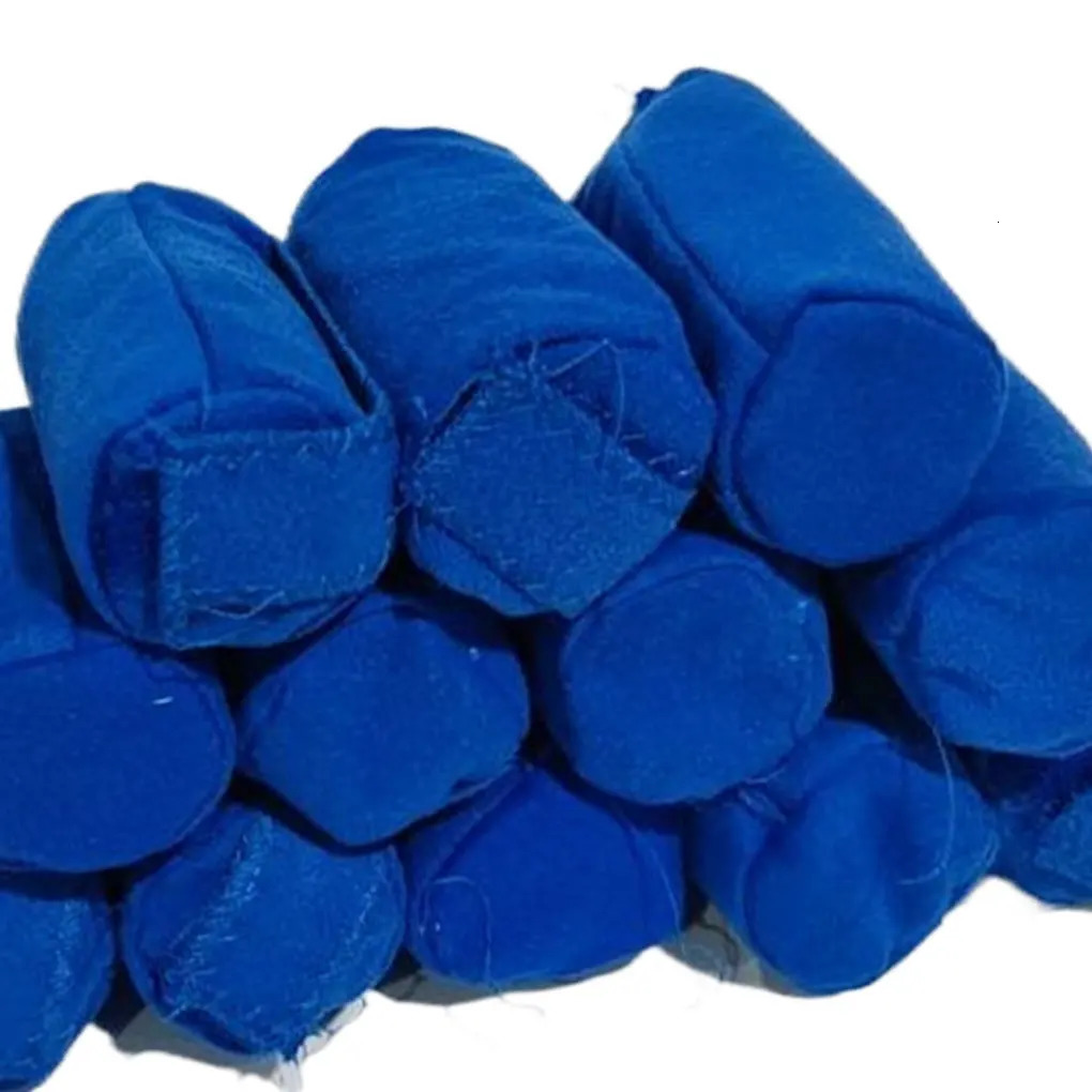 Blue Curls With Soft Sponge Hair Curlers Effortless And Stylish Save Time And Practical Hair Rollers A 250207