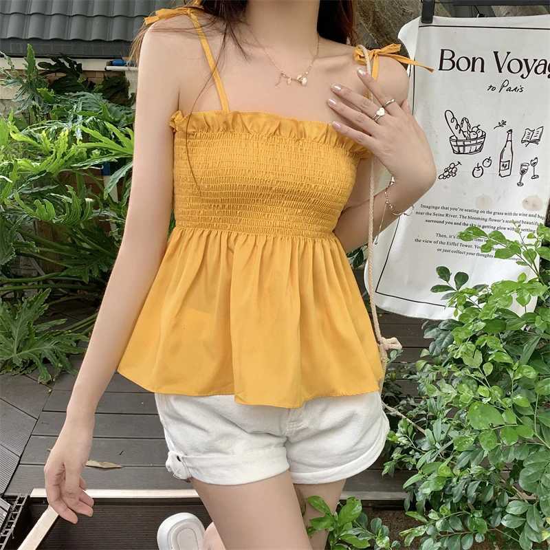 2024 New Solid Color Fashion Women Hotsweet Basics Backless Casual Y2k Camis Sexy Clothes Ele TopXJ250212