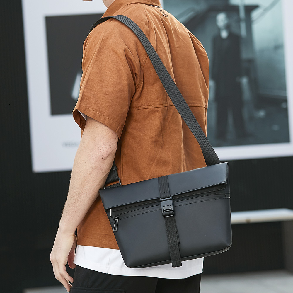 Hcankcan Men's Crossbody Bag Casual Waterproof Women's Shoulder Bags Multifunctional Handbag Man Designer Messenger Pack
