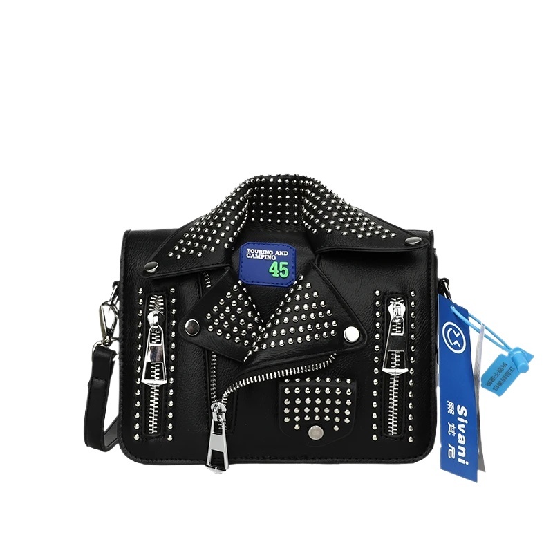 Branded Jackets Bags For Women Fashion Studded Crossbody Personality Purses And Handbag Designer Shoulder Bag Top Backpacks