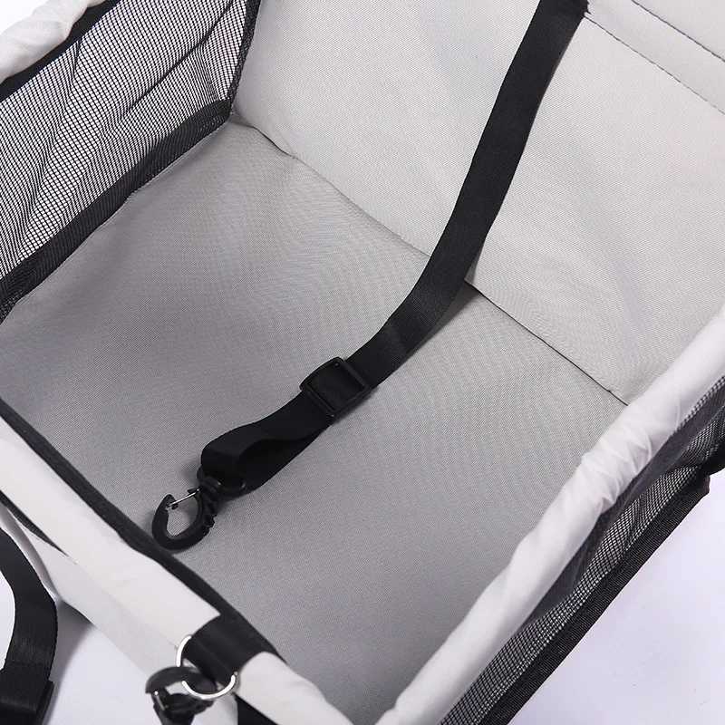 Travel Dog Car Seat Cover Folding Hammock Pet Carriers Bag Carrying For Cats Dogs transportin perro autostoel hond 250205