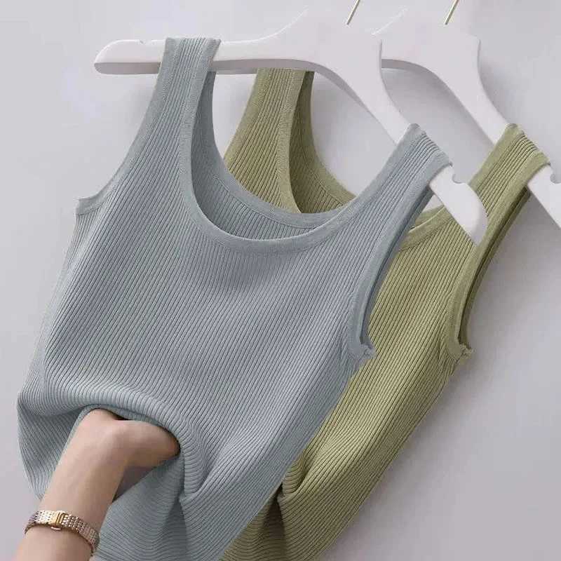 Crop Tops Sexy Lingerie Tank Tops Women Summer Camisole Black White Top Y2k Undershirt Sp Vest Bralette Large Size Ropa jerXJ250212