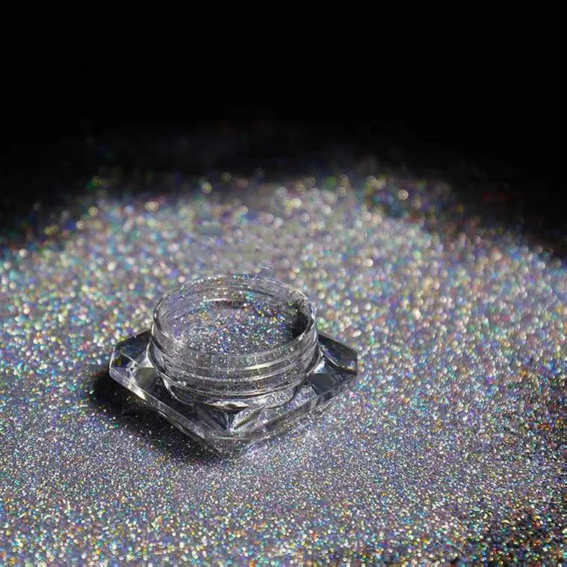 12 Colors Bulk Ultra Fine Holographic Glitter Powder for Nail Arts Crafts Resin Tumblers Slime DIY Decoration 0.05mm Wholesale 250208