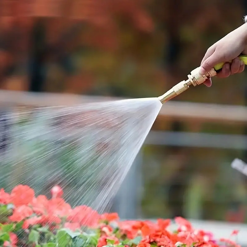 All-Brass Multipurpose High-Pressure Water Blaster for Gardening and Plumbing Maintenance User Friendly Design