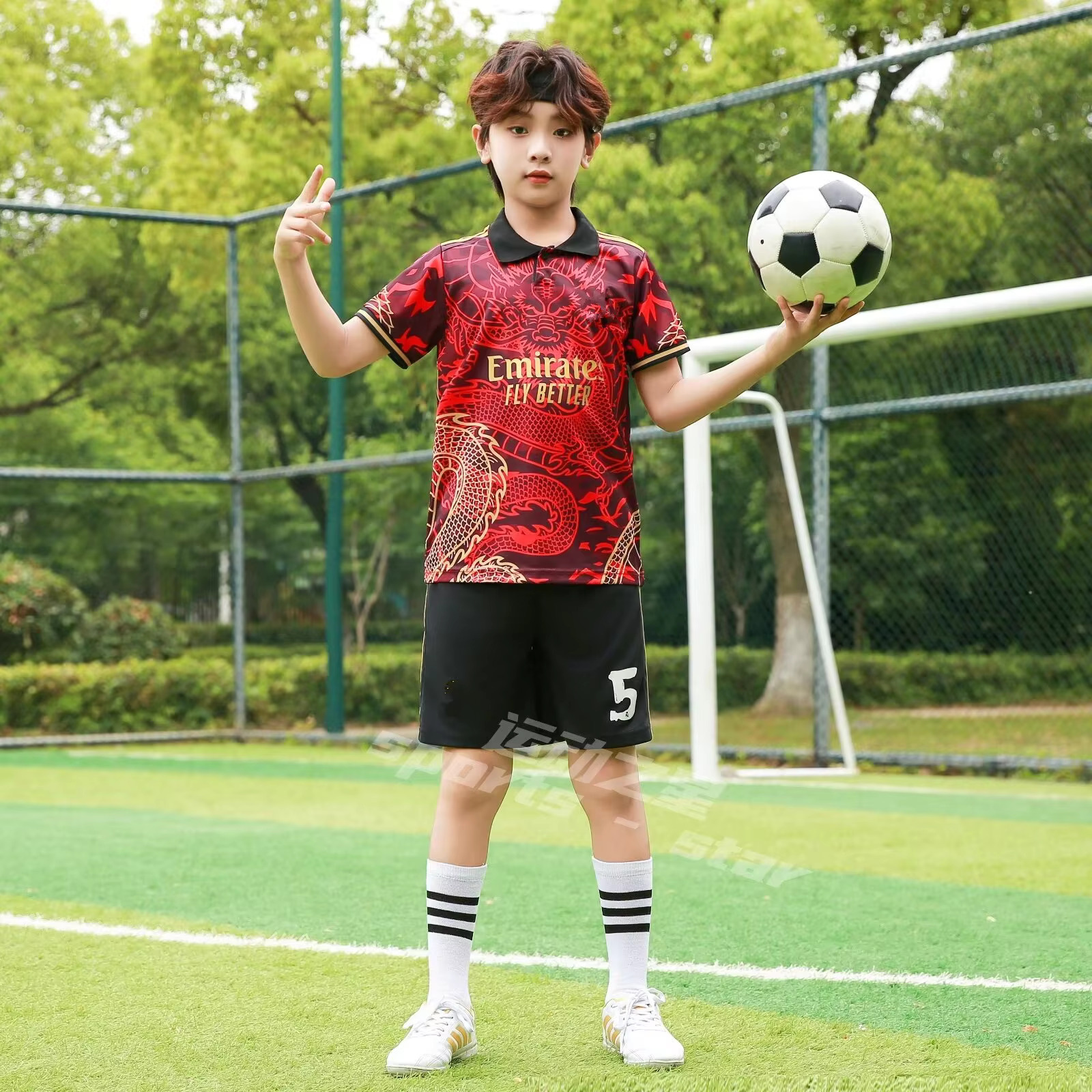 Football Training BELGHAM Fan Jersey Children's Suit Men's Team Uniform Breathable Football Sports