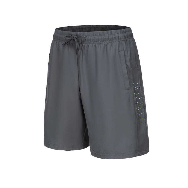Mens fitness shorts summer ice silk thin fit plus size running speed drying 5-pin casual pants for wearing outside W250212